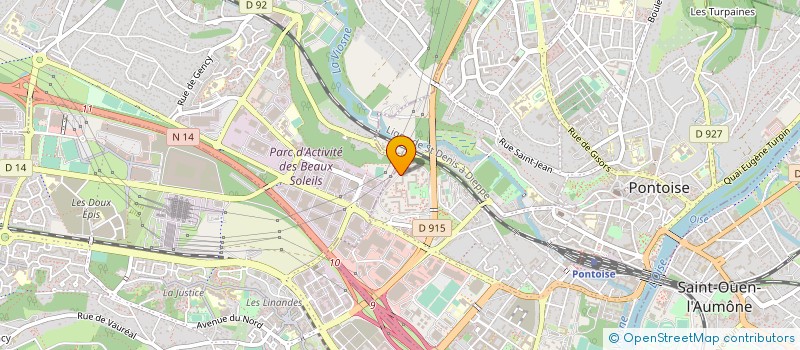 localisation de l'entreprise MADAME ANAIS DUPONT  PONTOISE