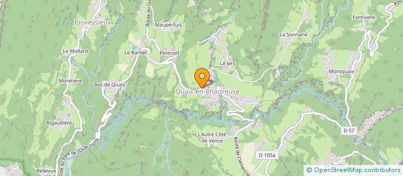 localisation de l'entreprise MADAME ANAIS DURMORT  QUAIX-EN-CHARTREUSE