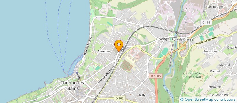 localisation de l'entreprise MADAME ANAIS DURUSOY à THONON-LES-BAINS