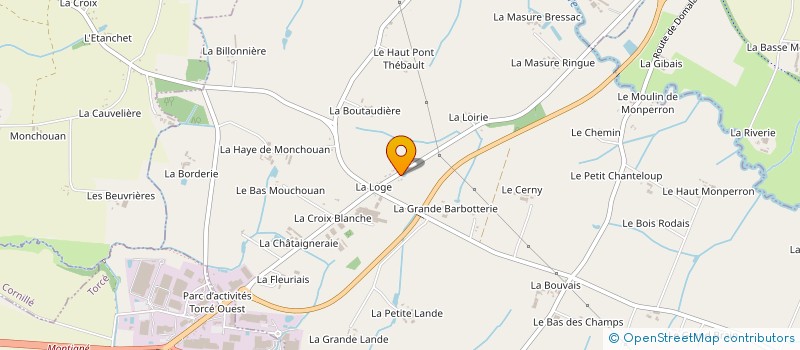 localisation de l'entreprise MADAME ANAIS DVORAK  ETRELLES