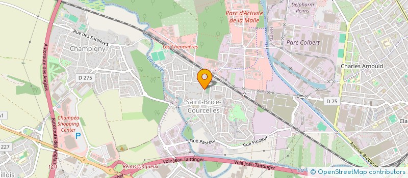 localisation de l'entreprise MADAME ANAIS EDARD  SAINT-BRICE-COURCELLES