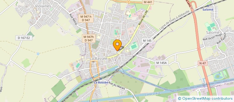 localisation de l'entreprise MADAME ANAIS EI LESCORNEZ  LA BASSEE