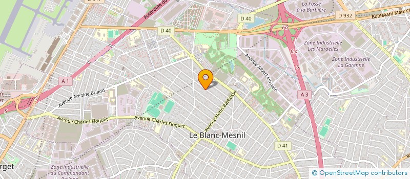 localisation de l'entreprise MADAME ANAIS EL MESTAOUI à LE BLANC-MESNIL