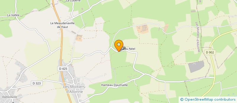 localisation de l'entreprise MADAME ANAIS ERNOUF à LES MOITIERS-D'ALLONNE