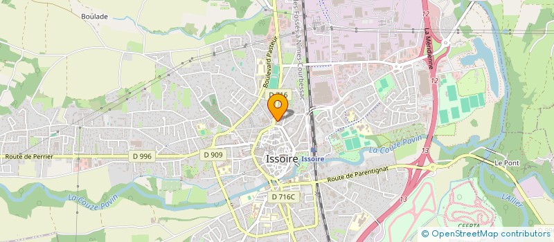 localisation de l'entreprise MADAME ANAIS ESTIEZ  ISSOIRE