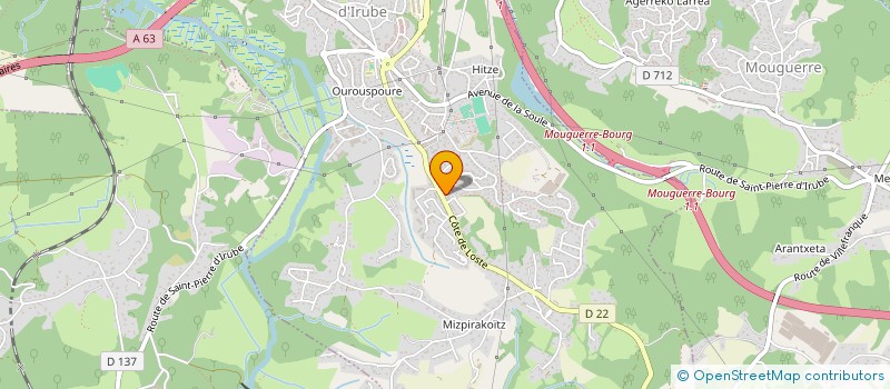 localisation de l'entreprise MADAME ANAIS ETCHEVERRY à SAINT-PIERRE-D'IRUBE