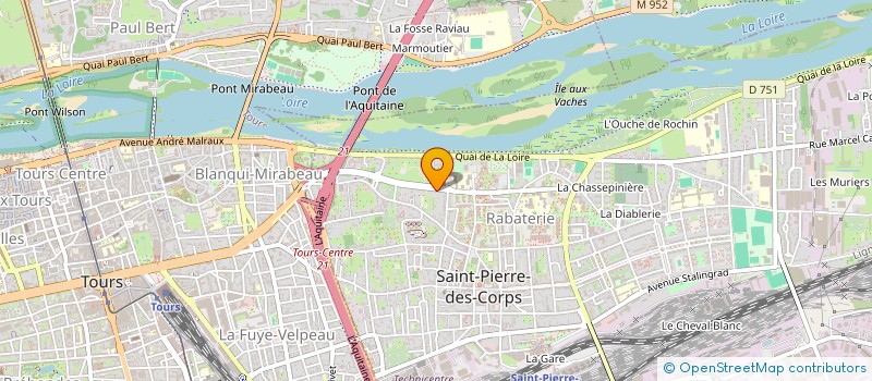 localisation de l'entreprise MADAME ANAIS EVEILLARD  SAINT-PIERRE-DES-CORPS