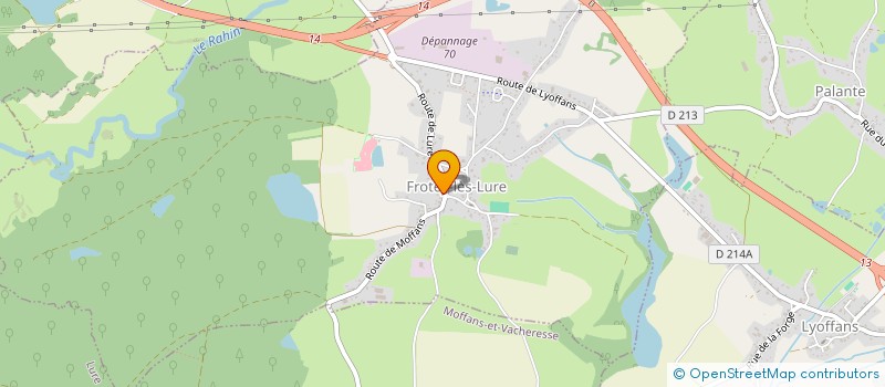 localisation de l'entreprise MADAME ANAIS FALLOT  FROTEY-LES-LURE