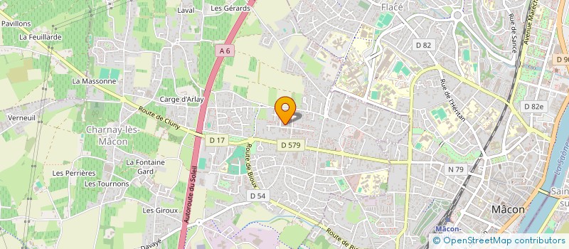 localisation de l'entreprise MADAME ANAIS FANGET à CHARNAY-LES-MACON
