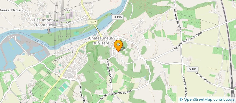 localisation de l'entreprise MADAME ANAIS FARCY  CHATEAUNEUF-SUR-ISERE