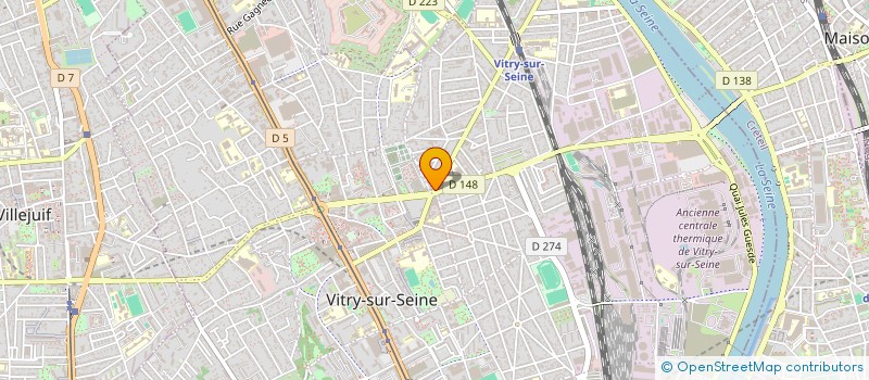localisation de l'entreprise MADAME ANAIS FARIA à VITRY-SUR-SEINE