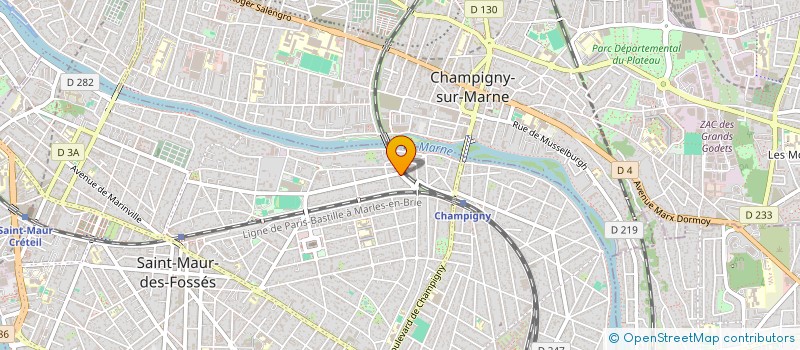 localisation de l'entreprise MADAME ANAIS FAUCHER  SAINT-MAUR-DES-FOSSES