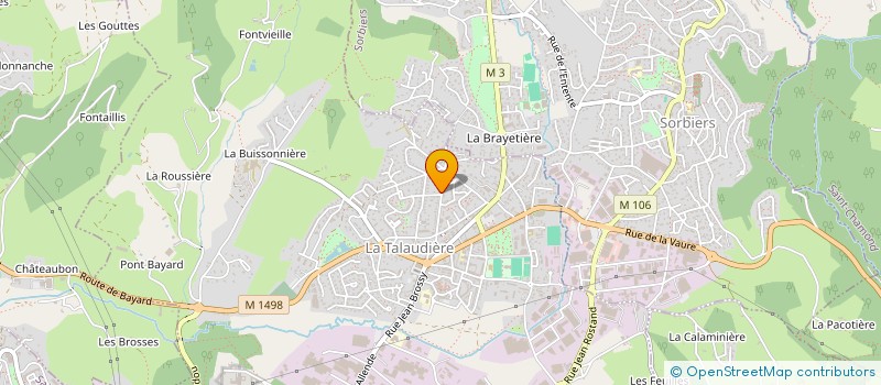 localisation de l'entreprise MADAME ANAIS FAURE-VIDAL  LA TALAUDIERE