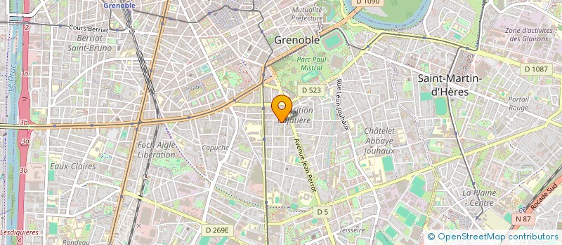 localisation de l'entreprise MADAME ANAIS FAURY  GRENOBLE