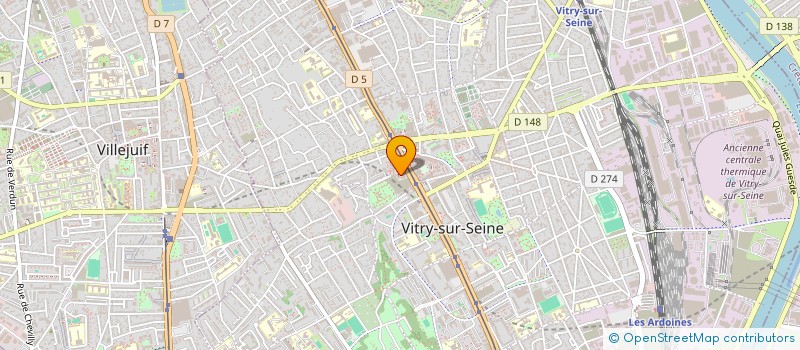 localisation de l'entreprise MADAME ANAIS FAVIER à VITRY-SUR-SEINE