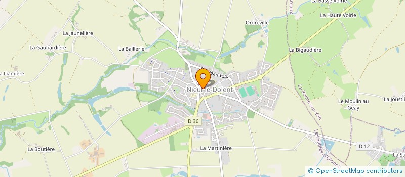 localisation de l'entreprise MADAME ANAIS FEDELE  NIEUL-LE-DOLENT