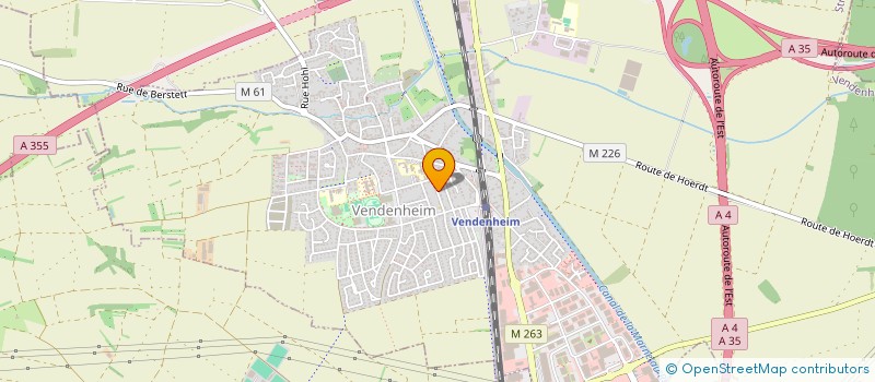 localisation de l'entreprise MADAME ANAIS FELDMANN  VENDENHEIM