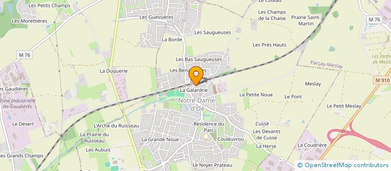 localisation de l'entreprise MADAME ANAIS FERNANDES  NOTRE-DAME-D'OE