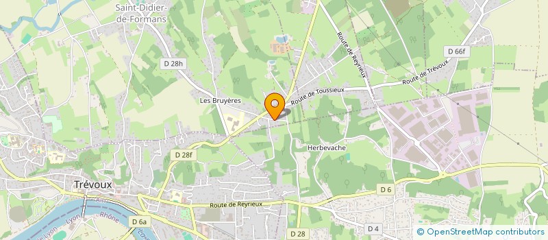 localisation de l'entreprise MADAME ANAIS FERNANDEZ  SAINT-DIDIER-DE-FORMANS