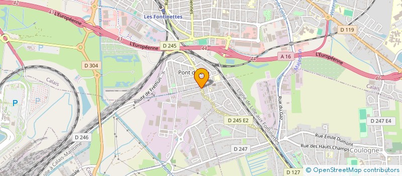 localisation de l'entreprise MADAME ANAIS FERTON à COQUELLES