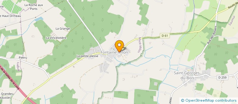 localisation de l'entreprise MADAME ANAIS FERTRE  MAZE-MILON