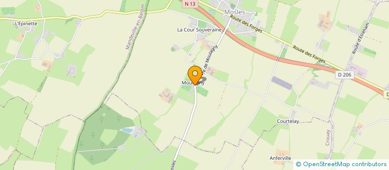 localisation de l'entreprise MADAME ANAIS FEUGERES  MOULINS-EN-BESSIN