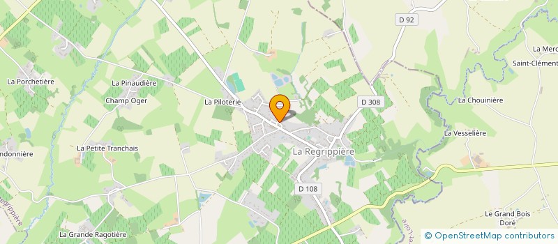 localisation de l'entreprise MADAME ANAIS FEUILLAT  LA REGRIPPIERE