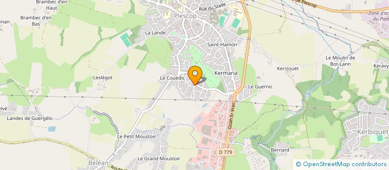 localisation de l'entreprise MADAME ANAIS FILLON à PLESCOP