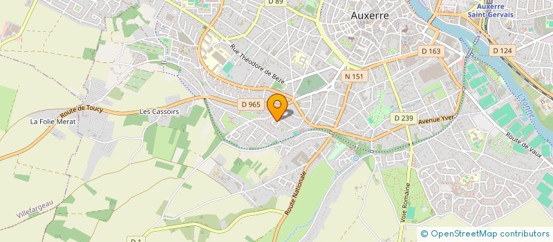 localisation de l'entreprise MADAME ANAIS FLEURY à AUXERRE
