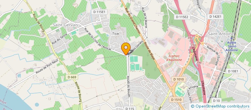 localisation de l'entreprise MADAME ANAIS FLEURY  SAINT-GERVAIS