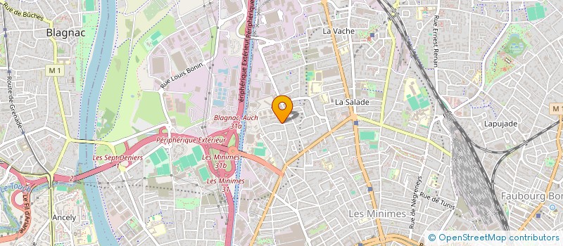 localisation de l'entreprise MADAME ANAIS FLORANCE  TOULOUSE