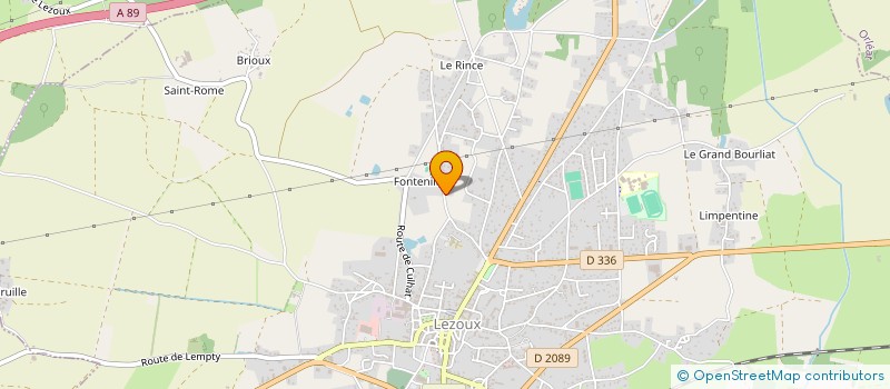 localisation de l'entreprise MADAME ANAIS FONLUPT à LEZOUX