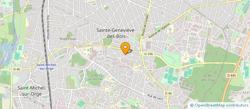 localisation de l'entreprise MADAME ANAIS FONSECA à STE GENEVIEVE DES BOIS