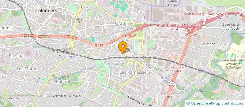 localisation de l'entreprise MADAME ANAIS FONTAINE à COLOMIERS