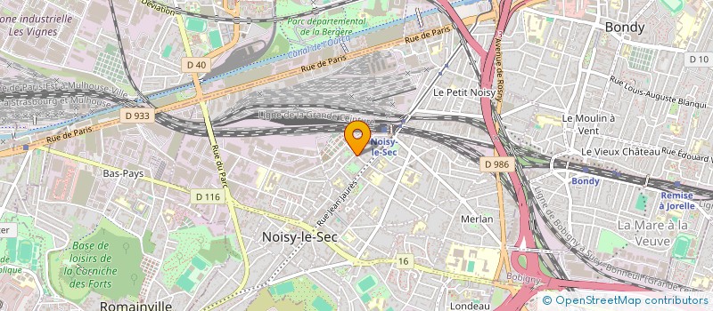 localisation de l'entreprise MADAME ANAIS FONTALIRANT à NOISY-LE-SEC