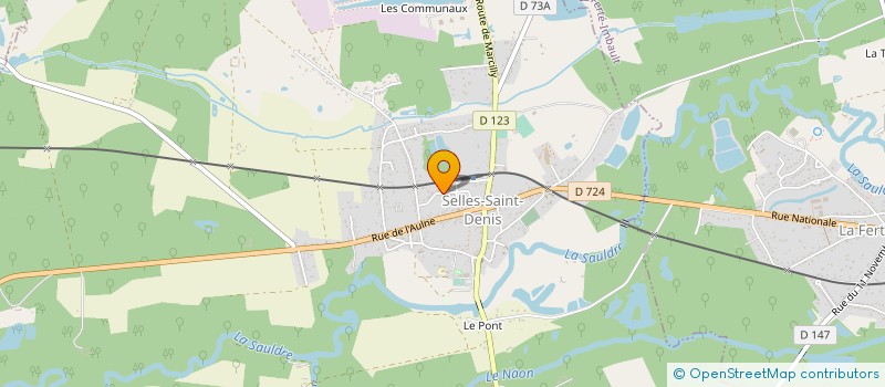 localisation de l'entreprise MADAME ANAIS FORNAGE  SELLES-SAINT-DENIS