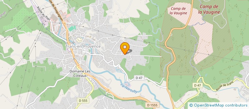 localisation de l'entreprise MADAME ANAIS FORTRYE  ROQUEBRUNE-SUR-ARGENS