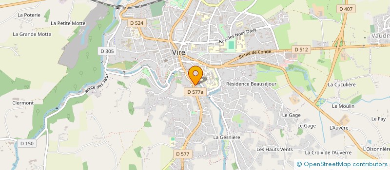 localisation de l'entreprise MADAME ANAIS FOURMONT  VIRE NORMANDIE