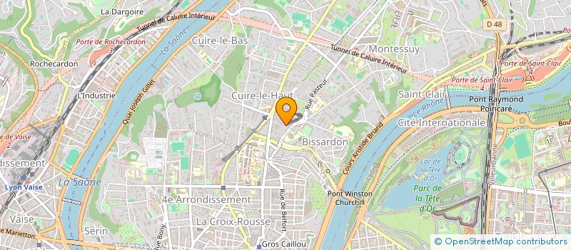 localisation de l'entreprise MADAME ANAIS FOURNET-FAYARD  CALUIRE-ET-CUIRE