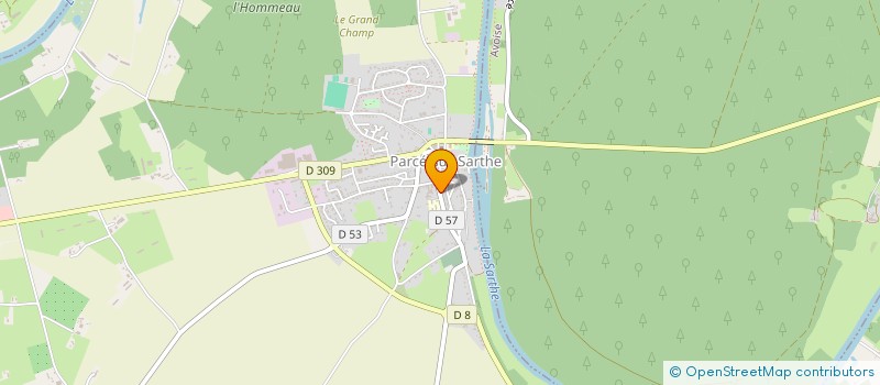 localisation de l'entreprise MADAME ANAIS FOUSSIER  PARCE-SUR-SARTHE