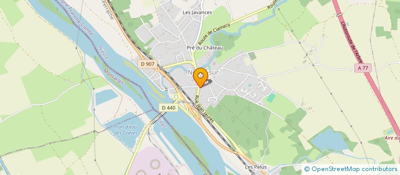 localisation de l'entreprise MADAME ANAIS GABORET à NEUVY-SUR-LOIRE