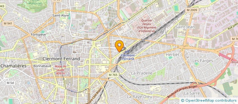 localisation de l'entreprise MADAME ANAIS GAGE  CLERMONT-FERRAND