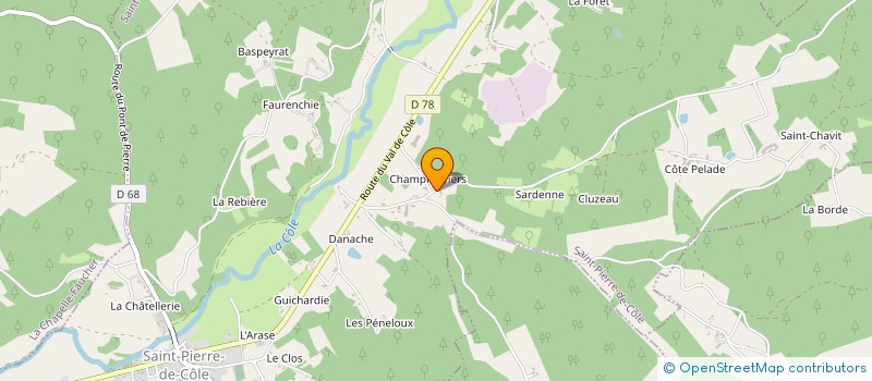 localisation de l'entreprise MADAME ANAIS GAILHBAUD à THIVIERS