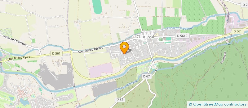 localisation de l'entreprise MADAME ANAIS GAILLARD  CHARLEVAL