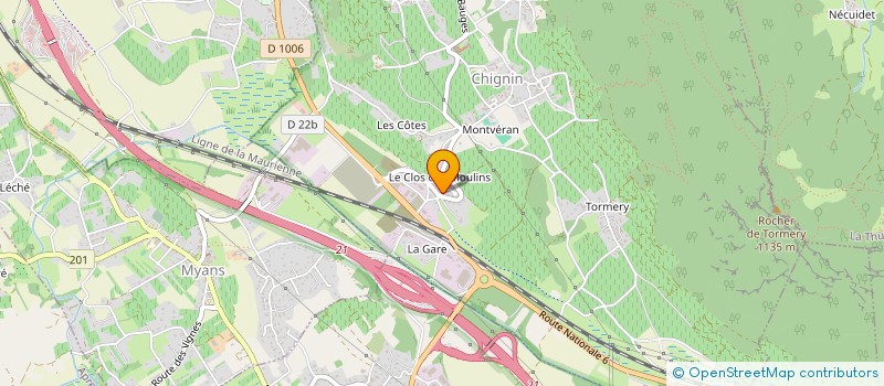 localisation de l'entreprise MADAME ANAIS GALLERI  CHIGNIN