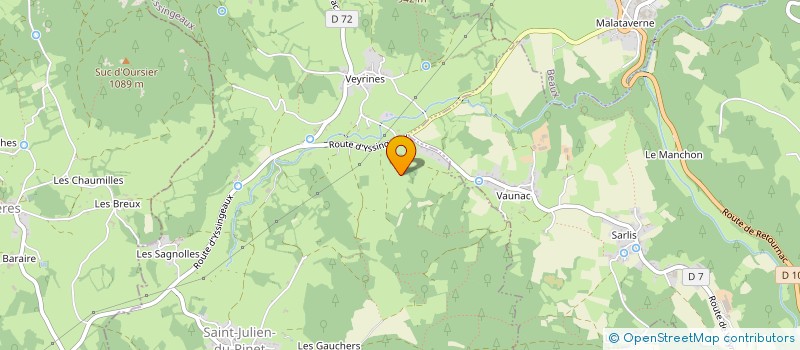 localisation de l'entreprise MADAME ANAIS GALLINA  SAINT-JULIEN-DU-PINET