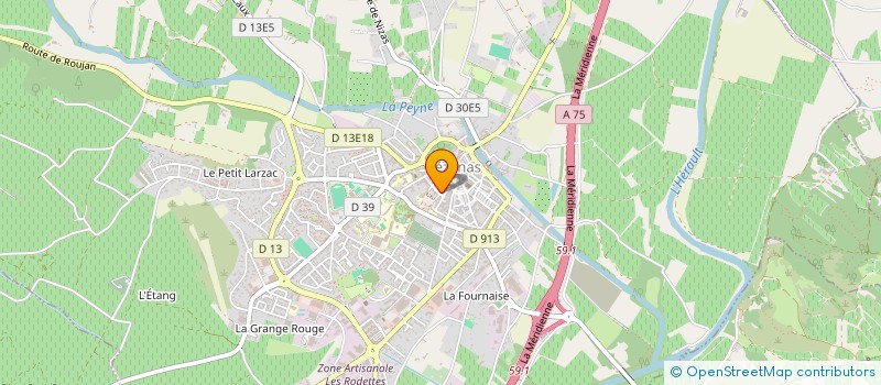 localisation de l'entreprise MADAME ANAIS GALY à PEZENAS