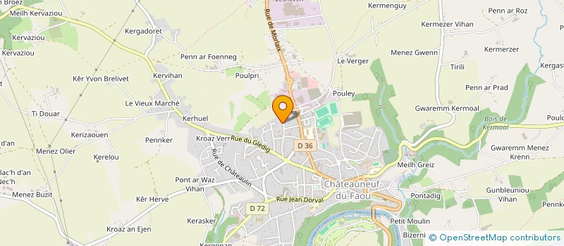 localisation de l'entreprise MADAME ANAIS GANGNANT à CHATEAUNEUF-DU-FAOU