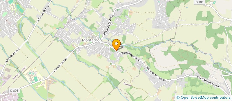 localisation de l'entreprise MADAME ANAIS GARCIA  MONTARDON