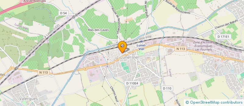 localisation de l'entreprise MADAME ANAIS GARCIA  LUNEL-VIEL